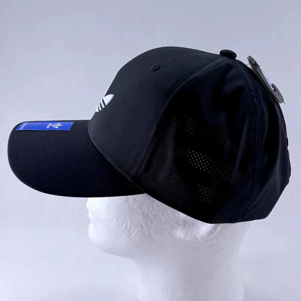 Adidas Originals Beacon 5.0 Mens Black Trefoil Snapback Hat Cap